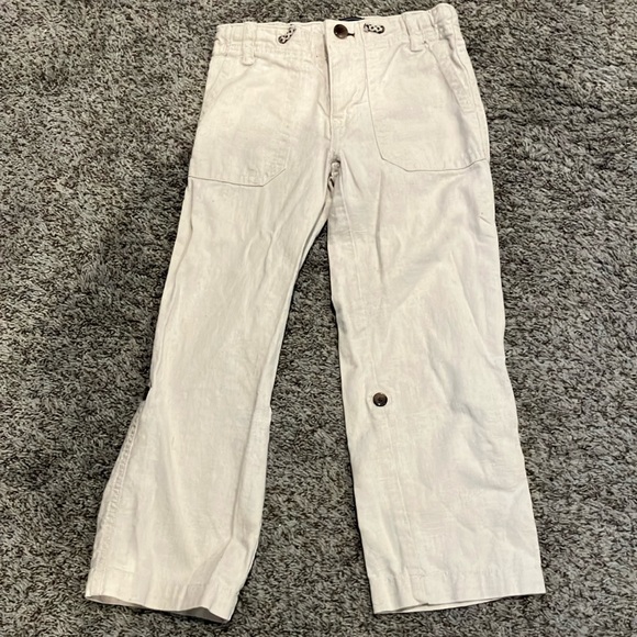 Boys linen type fabric long pants by GapKids size 6 regular - Picture 1 of 5